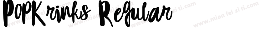 PopKrinks Regular字体转换